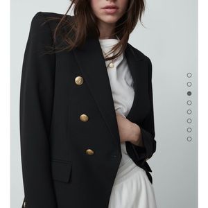 ZARA TAILORED DOUBLE BREASTED BLAZER